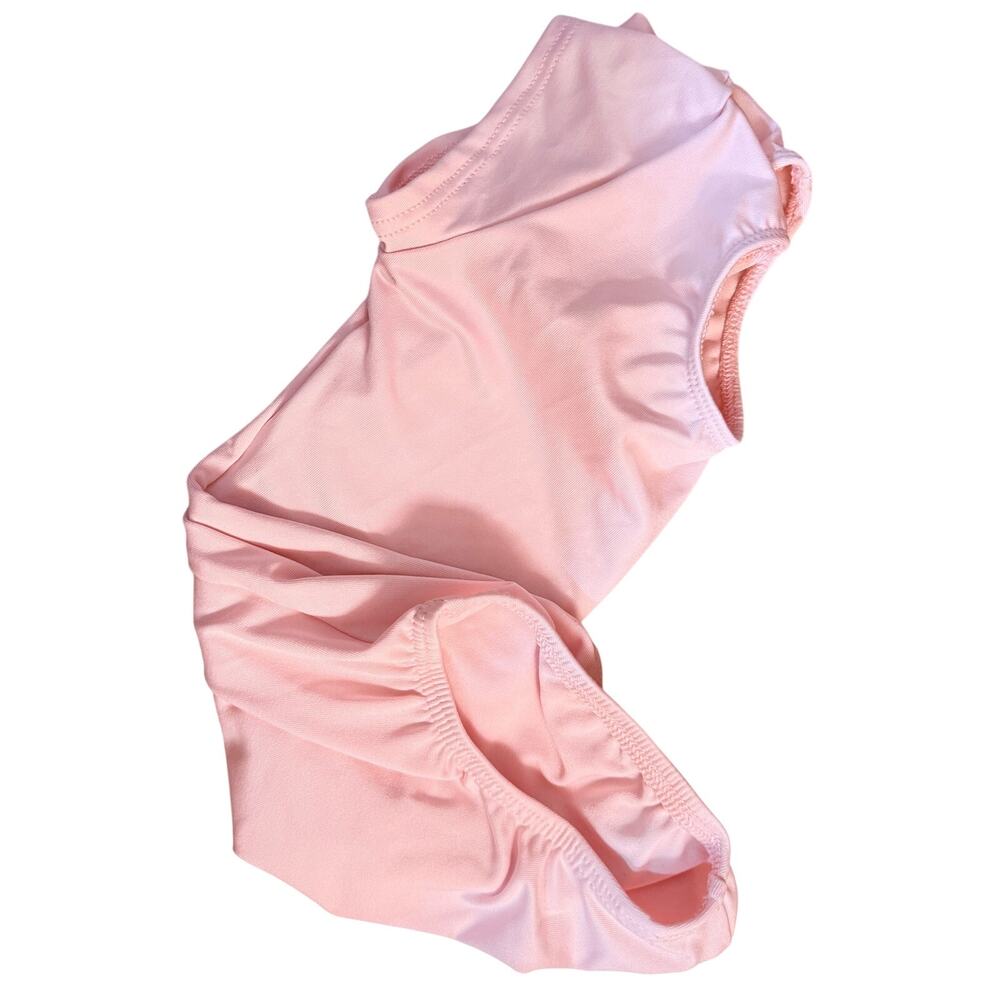 Motionwear Pink Dance Leotard Girls 6X-7 Ballet Gymnastics USA Made Excellent